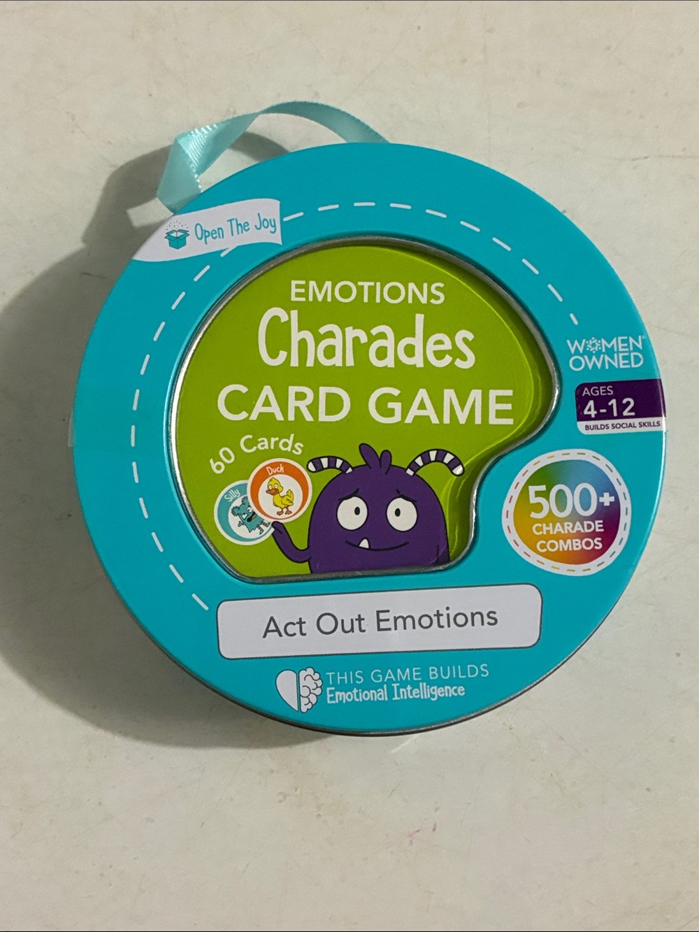 Open The Joy - Emotions Charades Card Game for Kids